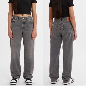 Levi’s 90s 501 Jeans Firestarter Black Distressed Jeans 
Womens Size 29x32